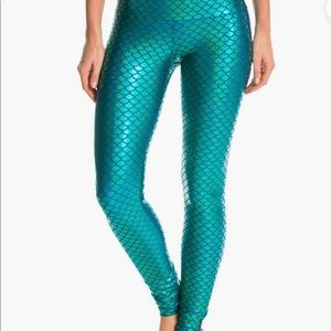 Mermaid workout pants